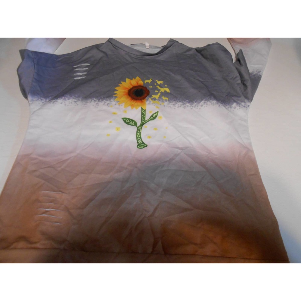 unbranded sunflower shirt L